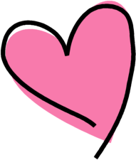 funky-pink-heart