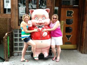 Molesting a Pig, New York City