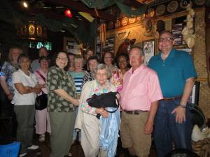 Mood lighting at Omni Hut