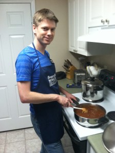 I love a man in the kitchen
