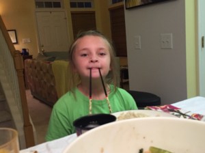 Bonus: This is how Tigger uses chopsticks.